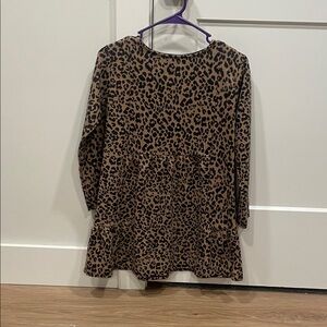 Zara Animal Print Knit Dress
